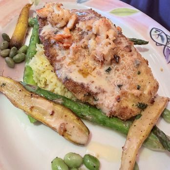 Mama's Fish House - Mahi-Mahi Stuffed with Crab and Lobster in a Macadamia Nut Crust - Seafood Near Me - Paia, Hawaii Mama's Fish House - Mahi-Mahi Stuffed with Crab and Lobster in a Macadamia Nut Crust - Seafood Near Me - Paia, Hawaii