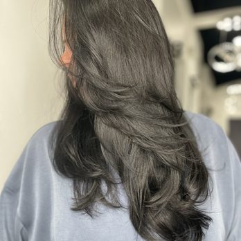 Silver Linings Salon - Face framing Layers - Hair Salons Near Me - Logan, Utah Silver Linings Salon - Face framing Layers - Hair Salons Near Me - Logan, Utah