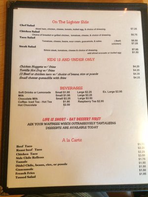 Menu photo 3 Casa de Herrera's Pecos, NM