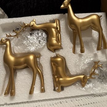 Nellis Auction - Gold deer statues. Really nice and only paid $5. - Auction Houses Near Me - Katy, Texas Nellis Auction - Gold deer statues. Really nice and only paid $5. - Auction Houses Near Me - Katy, Texas