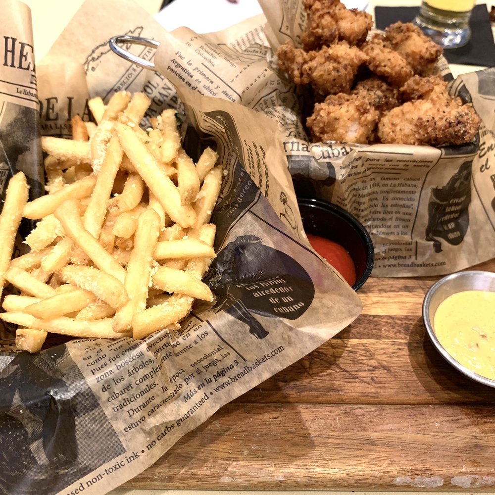Corazon - Two's Company: (Tasty Truffle Fries & Outstanding Grouper Bites) - Wine Bars Near Me - Tampa, Florida Corazon - Two's Company: (Tasty Truffle Fries & Outstanding Grouper Bites) - Wine Bars Near Me - Tampa, Florida