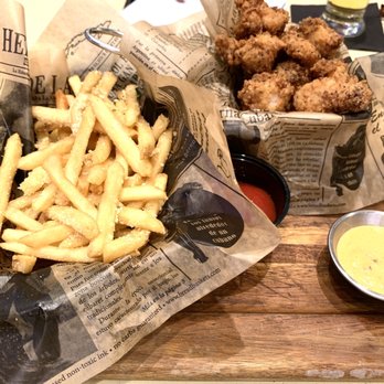 Corazon - Two's Company: (Tasty Truffle Fries & Outstanding Grouper Bites) - Wine Bars Near Me - Tampa, Florida Corazon - Two's Company: (Tasty Truffle Fries & Outstanding Grouper Bites) - Wine Bars Near Me - Tampa, Florida
