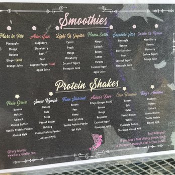 Fairy Juice Bar - Menu - Juice Bars & Smoothies Near Me - Mount Vernon, New York Fairy Juice Bar - Menu - Juice Bars & Smoothies Near Me - Mount Vernon, New York