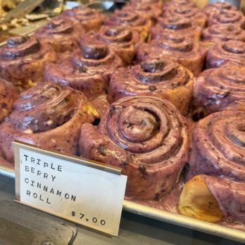 Little Goat Kitchen & Bakeshop - Triple berry cinnamon roll - Bakeries Near Me - Temecula, California Little Goat Kitchen & Bakeshop - Triple berry cinnamon roll - Bakeries Near Me - Temecula, California