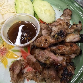Tiny Thai - Grilled Pork Neck - Thai Near Me - Buffalo, New York Tiny Thai - Grilled Pork Neck - Thai Near Me - Buffalo, New York