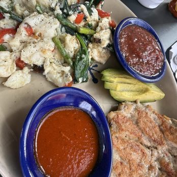 Snooze, an A.M. Eatery - Protein & Veggie Egg White Scramble* - Breakfast & Brunch Near Me - Denver, Colorado Snooze, an A.M. Eatery - Protein & Veggie Egg White Scramble* - Breakfast & Brunch Near Me - Denver, Colorado