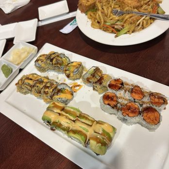 Sushi Sho - Sweet potato roll, caterpillar roll, sho roll Yaki udon tofu - Bubble Tea Near Me - Winston-Salem, North Carolina Sushi Sho - Sweet potato roll, caterpillar roll, sho roll Yaki udon tofu - Bubble Tea Near Me - Winston-Salem, North Carolina