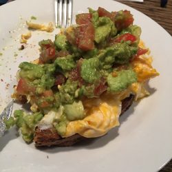 Siborg - Smashed scrambled eggs and avocado