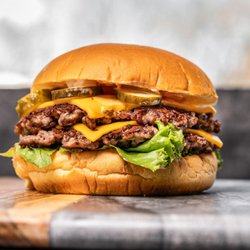 Cars Eatery - Our Classic Double comes with 2 juicy beef patties, pickles, lettuce, American cheese and our CARS Sauce.