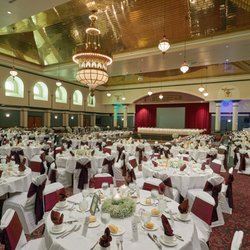 The Pittsburgh Shrine Center - The Pittsburgh Shrine Center Grand Ballroom's projection capabilities are shown here: 17x20 ft. rear projection screen onstage.