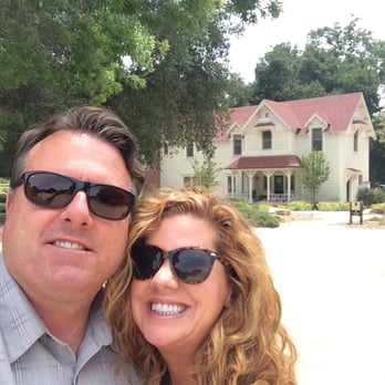 Halter Ranch - Selfie in front of the 1885 house - Wineries Near Me - Paso Robles, California