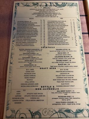 Menu photo 1 Tantalum Restaurant Long Beach, CA Menu photo 1 Tantalum Restaurant Long Beach, CA