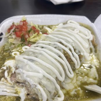 Mi Ranchito Taqueria - My delicious humongous wet burrito. Only ate half. - Mexican Near Me - Kettleman City, California