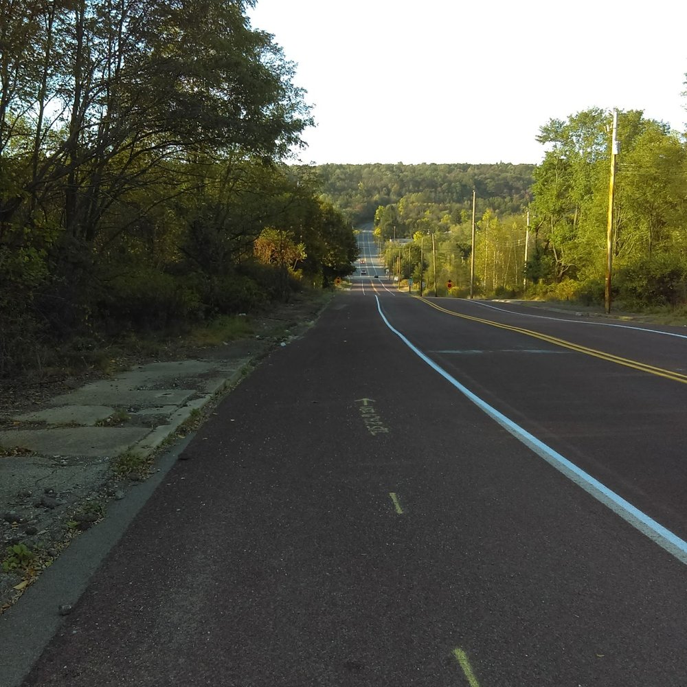 Centralia - Route 61 once full of buildings, now only full of plant life - Local Flavor Near Me Centralia - Route 61 once full of buildings, now only full of plant life - Local Flavor Near Me