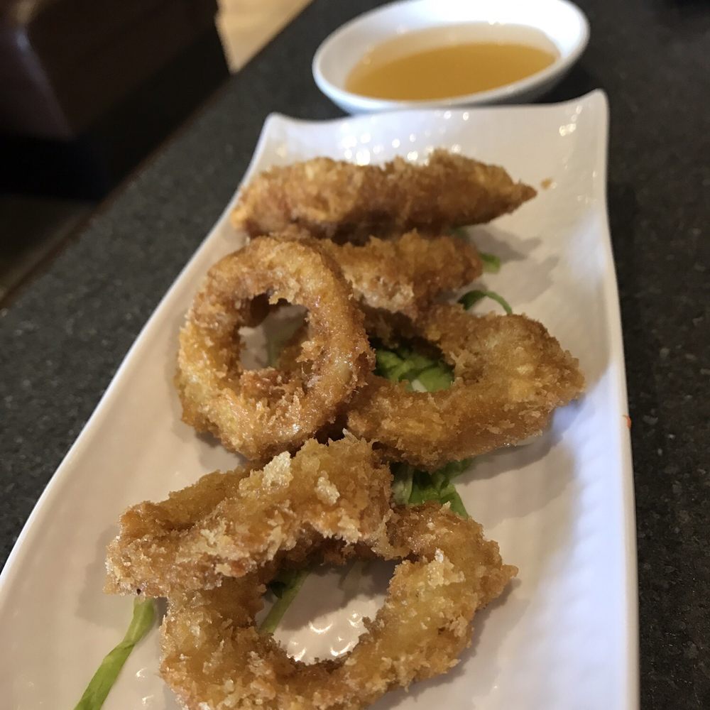 Moon Sushi - Golden calamari (my fave)! - Japanese Near Me - Mississauga, Ontario