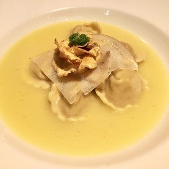 Rioja - ARTICHOKE TORTELLONI - $19 - artichoke mousse, white truffle brodo, queso de mano, chervil - New American Near Me - Denver, Colorado Rioja - ARTICHOKE TORTELLONI - $19 - artichoke mousse, white truffle brodo, queso de mano, chervil - New American Near Me - Denver, Colorado