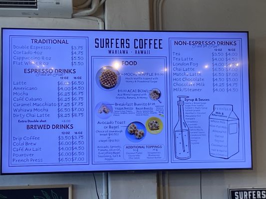 Menu photo 4 Surfers Coffee Wahiawa, HI Menu photo 4 Surfers Coffee Wahiawa, HI