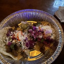 XA Bar & Grill - Taco Tuesday cooked on a wood fire with all the accoutrements for you to dress your own tacos