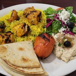 Blazing Grill - Chicken kabob plate