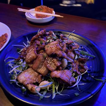 JJAN - Pork Belly with Green Onions - Gastropubs Near Me - Los Angeles, California JJAN - Pork Belly with Green Onions - Gastropubs Near Me - Los Angeles, California