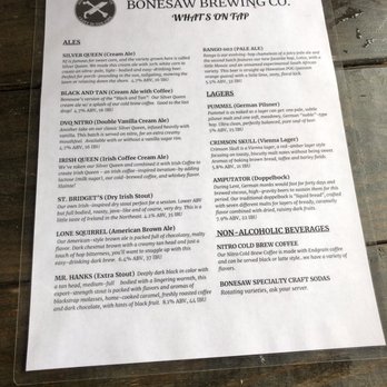 Bonesaw Brewing - Bonesaw Brewing Co. menu - Breweries Near Me - Glassboro, New Jersey