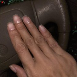Nail Bar & Spa of Saint Cloud - No evidence of a French manicure...four days later