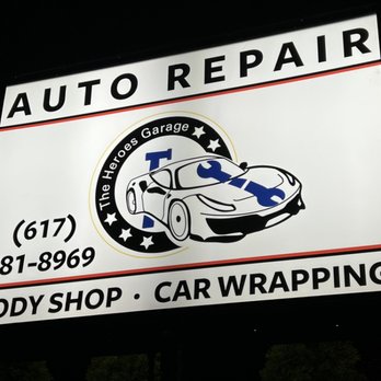 The Heroes Garage - Logo - Auto Repair Near Me - Quincy, Massachusetts The Heroes Garage - Logo - Auto Repair Near Me - Quincy, Massachusetts