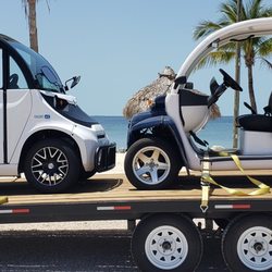 AAI Golf Cart Transport - Two Gems being delivered to the Keys