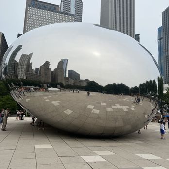 Cloud Gate - Side - Public Art Near Me - Chicago, Illinois