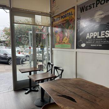 Juice Portal - Seating and view of the neighborhood - Juice Bars & Smoothies Near Me - San Francisco, California Juice Portal - Seating and view of the neighborhood - Juice Bars & Smoothies Near Me - San Francisco, California