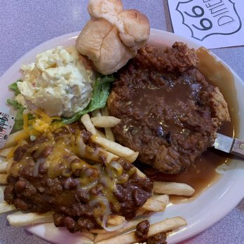 66 Diner - 66 Chicken Fried Steak - Diners Near Me - Albuquerque, New Mexico