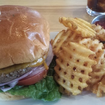 The Gruff - Burger and waffle fries. - Pizza Near Me - Covington, Kentucky The Gruff - Burger and waffle fries. - Pizza Near Me - Covington, Kentucky