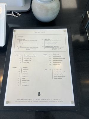 Menu photo 1 OFFNOFF COFFEE La Palma, CA Menu photo 1 OFFNOFF COFFEE La Palma, CA