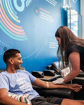 IV Drip Therapy - The reasons clients seek IV drips from Restore are diverse.
Many come to enhance their Energy levels. Maybe they aren't feeling as energized as when they were younger, or stressors in their lives are wearing them down. Whatever the reason, we help replenish vital nutrients to get the body optimized.
Many come in for Immunity support. Maybe they are preparing for a trip or flu season. Maybe they have seasonal allergies or are suffering from an autoimmune condition. Restore, helps treat systems and ensure the immune response is optimized.
Many come in to improve their athletic performance. Maybe they want to recover from exercise quicker so they can push themselves further. Maybe they are ensure their body is firing on all cylinders for a big competition. Restore ensures athletes have what they need to perform.
Many come in to help them age with intention. Maybe they are feeling more aches and pain as they get older. Maybe they suffer from some brain fog. Whatever the reason, Restore helps our clients feel their best so they can be their best! IV Drip Therapy - The reasons clients seek IV drips from Restore are diverse.
Many come to enhance their Energy levels. Maybe they aren't feeling as energized as when they were younger, or stressors in their lives are wearing them down. Whatever the reason, we help replenish vital nutrients to get the body optimized.
Many come in for Immunity support. Maybe they are preparing for a trip or flu season. Maybe they have seasonal allergies or are suffering from an autoimmune condition. Restore, helps treat systems and ensure the immune response is optimized.
Many come in to improve their athletic performance. Maybe they want to recover from exercise quicker so they can push themselves further. Maybe they are ensure their body is firing on all cylinders for a big competition. Restore ensures athletes have what they need to perform.
Many come in to help them age with intention. Maybe they are feeling more aches and pain as they get older. Maybe they suffer from some brain fog. Whatever the reason, Restore helps our clients feel their best so they can be their best!