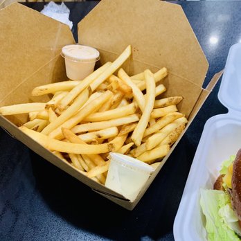 Emoji Burger - Regular Fries - Burgers Near Me - Jackson Heights, New York