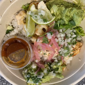 Rubio's Coastal Grill - Argentinian shrimp bowl - Mexican Near Me - Irvine, California Rubio's Coastal Grill - Argentinian shrimp bowl - Mexican Near Me - Irvine, California