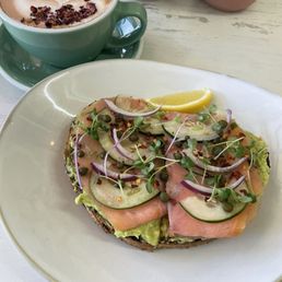 Salmon Avocado Toast Salmon Avocado Toast