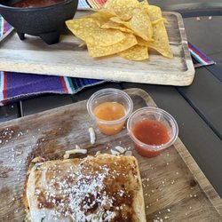 Tacomiendo - Chips and Salsa birria quesadilla