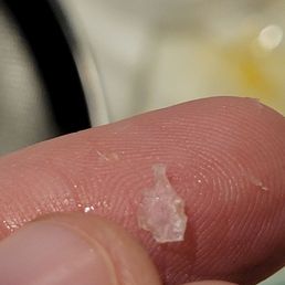 Huge glass shard in smoothie!