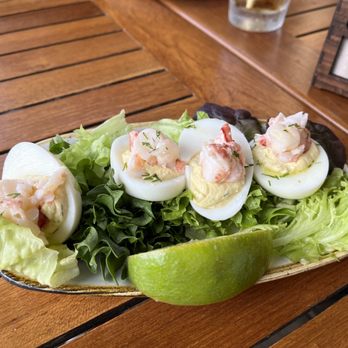 Monkeypod Kitchen by Merriman - Deviled eggs - New American Near Me - Kihei, Hawaii Monkeypod Kitchen by Merriman - Deviled eggs - New American Near Me - Kihei, Hawaii
