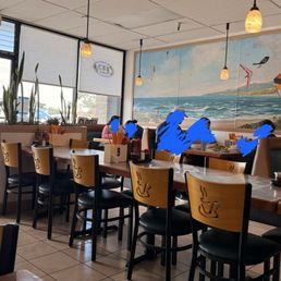 Restaurant interior and wall murals Restaurant interior and wall murals