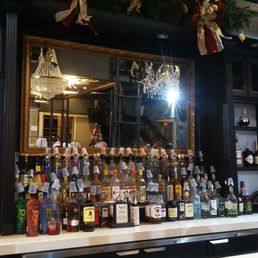 Two bars are set-up