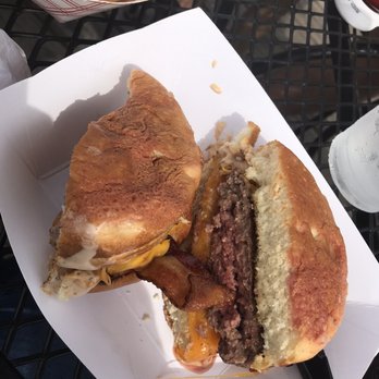 Deck at Dockside - Johnny supreme burger with chipotle aoli so good! - Tiki Bars Near Me - York, Maine Deck at Dockside - Johnny supreme burger with chipotle aoli so good! - Tiki Bars Near Me - York, Maine