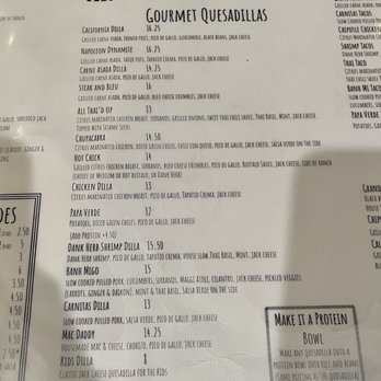 Dilla Libre Dos - Menu 8/2022 - Mexican Near Me - Scottsdale, Arizona Dilla Libre Dos - Menu 8/2022 - Mexican Near Me - Scottsdale, Arizona