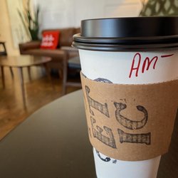 Poetic Republic Coffee - Americano -large has 4 shots.