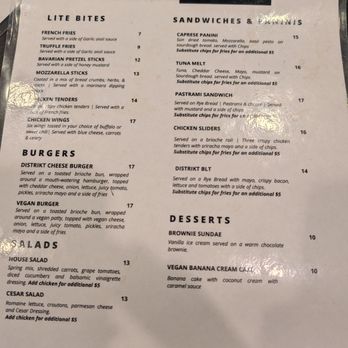Collage Bistro & Bar - Menu 04.06.2026 - American Near Me - New York, New York