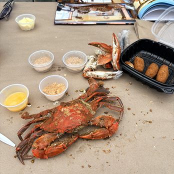 On The Bay Seafood - Medium crabs - Seafood Near Me - Ocean City, Maryland