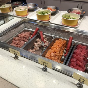 Poki One N Half - All the fish options - Poke Near Me - San Diego, California