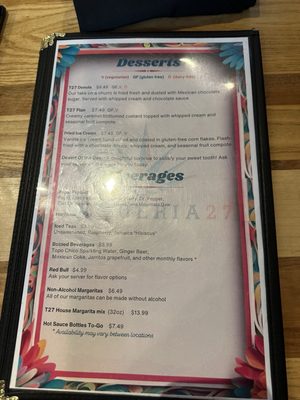 Menu photo 2 Taqueria 27 Lehi, UT