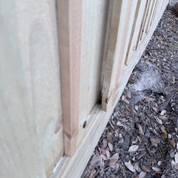 owens signature fencing - The pickets are coming off